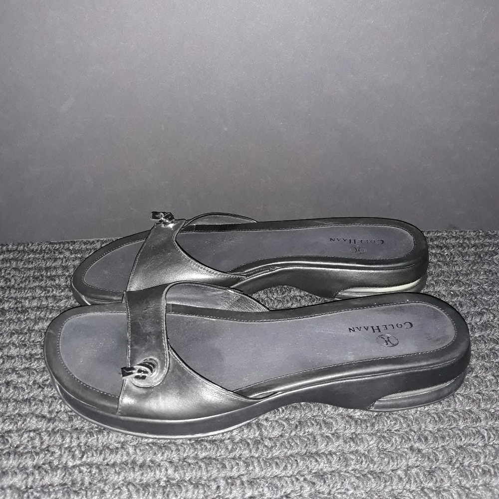 Cole Haan Nik Air Wmns Black Sandals Sz.9.5